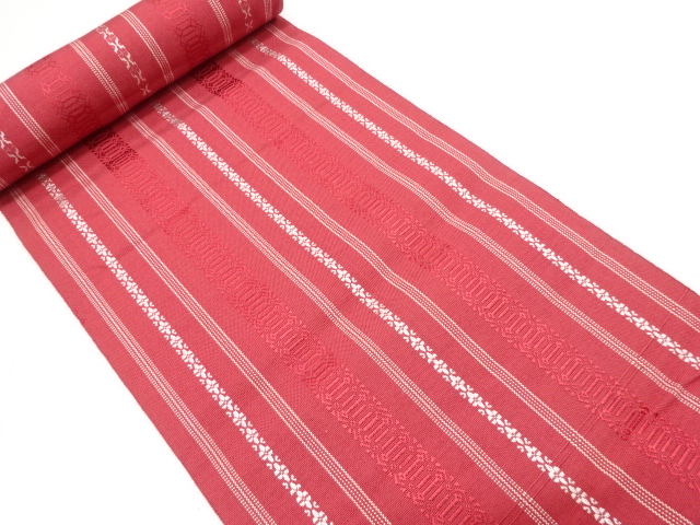 アンティーク　博多　八寸帯地反物